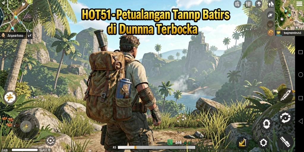 Gameplay Open World yang mendebarkan dalam HOT51 di pemandangan menakjubkan.