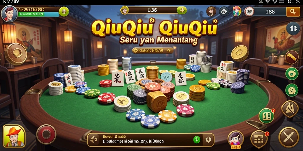Tampilan gameplay KM789 yang menegangkan saat pemain berkompetisi.