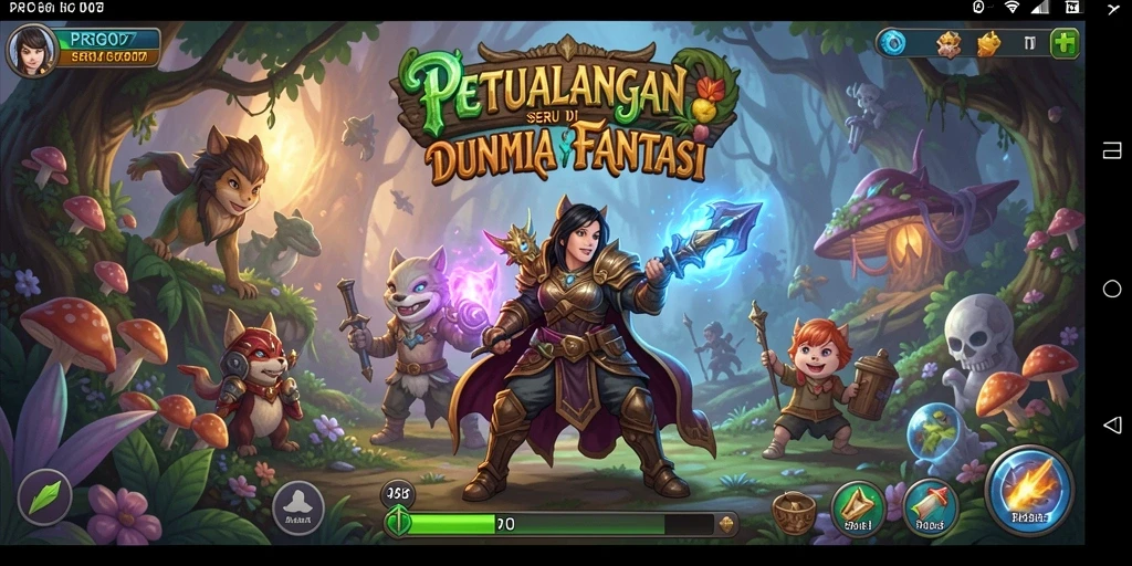 Screenshot menampilkan gameplay seru PRG007 dalam dunia petualangan.