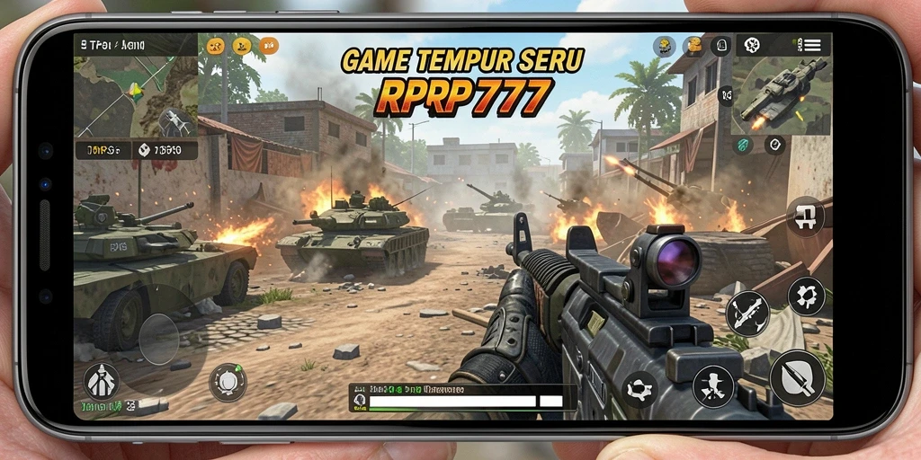 Screenshot RPRP777 menampilkan aksi gameplay TPS yang seru.