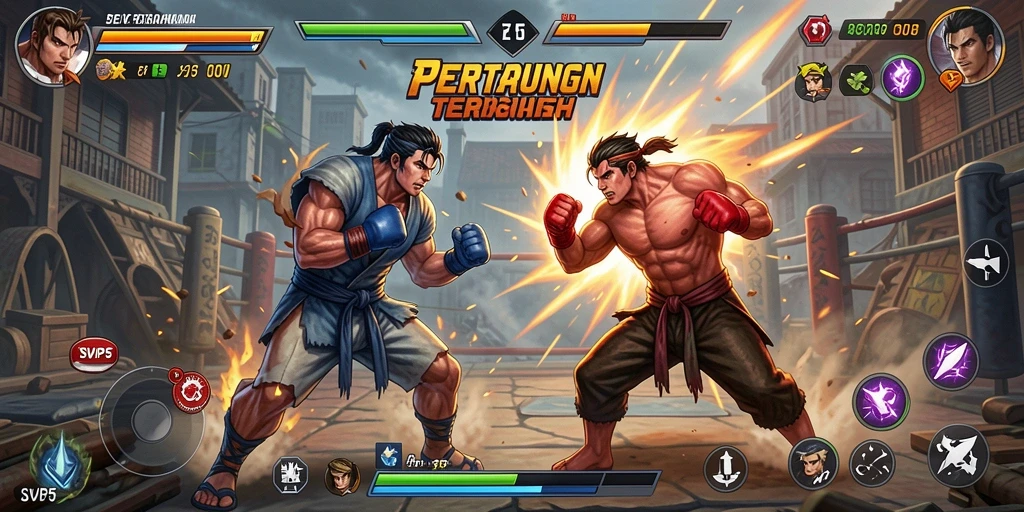 Gameplay pertarungan mendebarkan dalam SVIP5 dengan aksi spektakuler.
