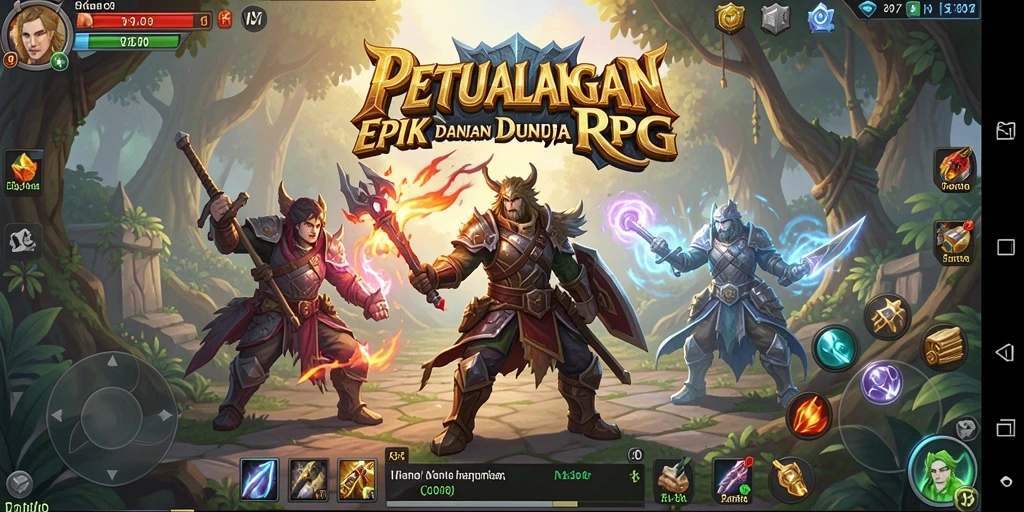 Tangkapan layar V07 menampilkan momen mendebarkan dari gameplay RPG.